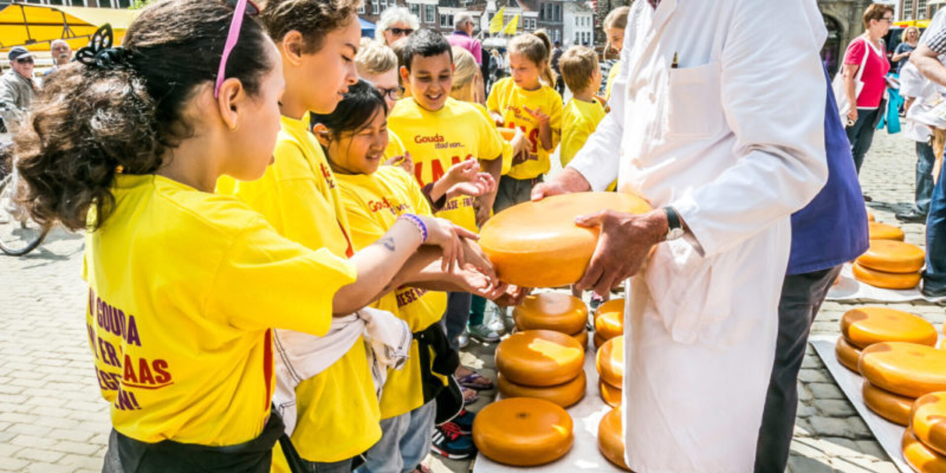 Mercado de queso para niños